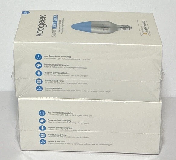 Koogeek LB1 Smart Light Bulb Color Changing, App Controlled Pair Of 2 - Image 3 of 4