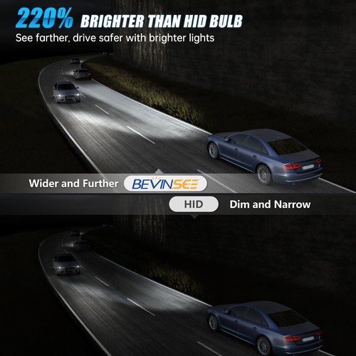 2x Bombillas de faros LED D3S 6000K haz alto/bajo para Jeep se adapta a Cherokee 2014-2019 - Imagen 2 de 10
