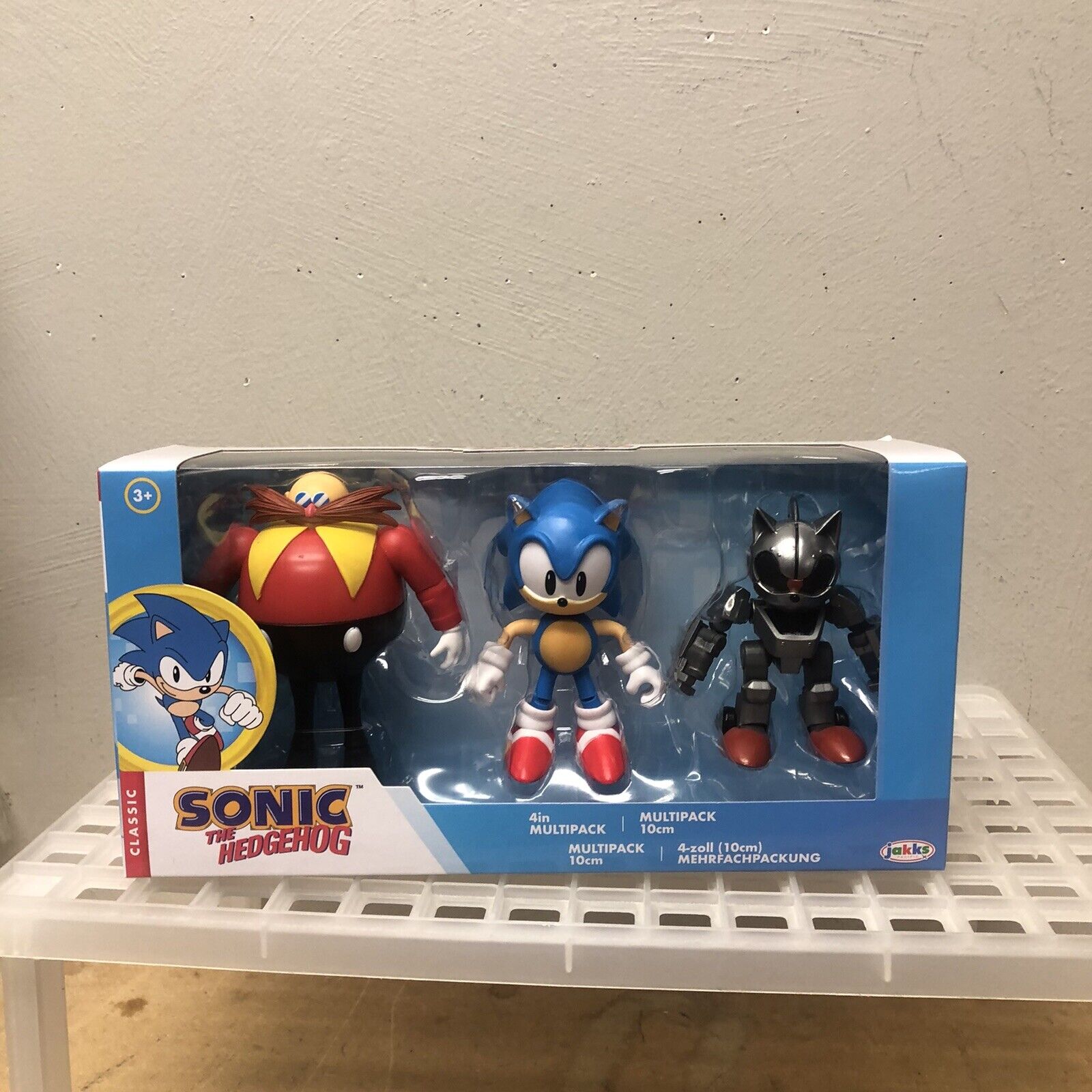 Sonic the Hedgehog 30th Anniversary 4 Mecha Sonic Figure Jakks Pacific