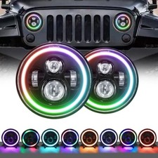1pc NEW H4 LED 7-inch Headlights 100W 3000K-6000K Aluminum Shell IP67