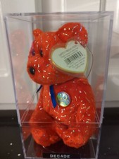 TY Beanie Baby - Red DECADE the Bear
