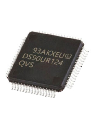1PCS DS90UR124QVSX QFP-64 DS90UR124QVS DS90UR124 NEW