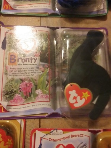 beanie babies from Mcdonalds Lot of 11 in packaging plus Pound Puppies and Elmo - Picture 16 of 23
