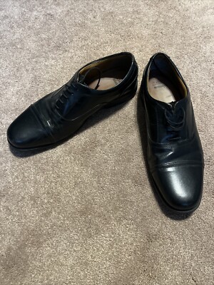 Clarks Men\'s Black Leather Oxford Dress Shoes Size‎ 13 Clarks Black Men Dress Shoe Sz 13 Beeston Cap Toe Oxford  main image 4