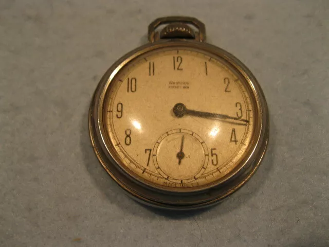 VINTAGE WESTCLOX POCKET WATCH POCKET BEN