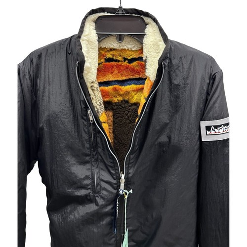 NEW Aries Patchwork Reversible Fleece Jacket Medium - Picture 5 of 13