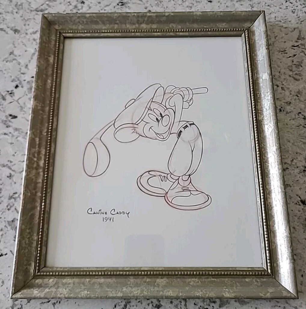 Disney Framed Wall Art Canine Caddy 1941 Mickey Mouse 9 Disney Framed Wall Art Canine Caddy 1941 Mickey Mouse 9
