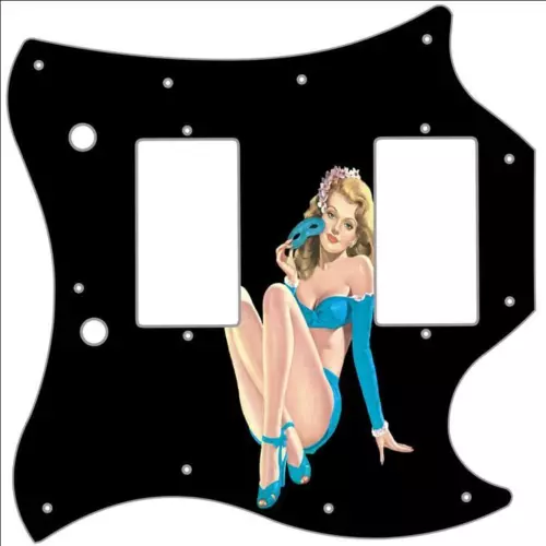 SG Standard Pickguard Custom Gibson Graphical Guitar Pick Guard Pin Up Mask BK