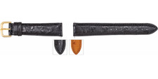 Premium Ostrich Watch Band 16mm-20mm Padded Water Resistant Lining
