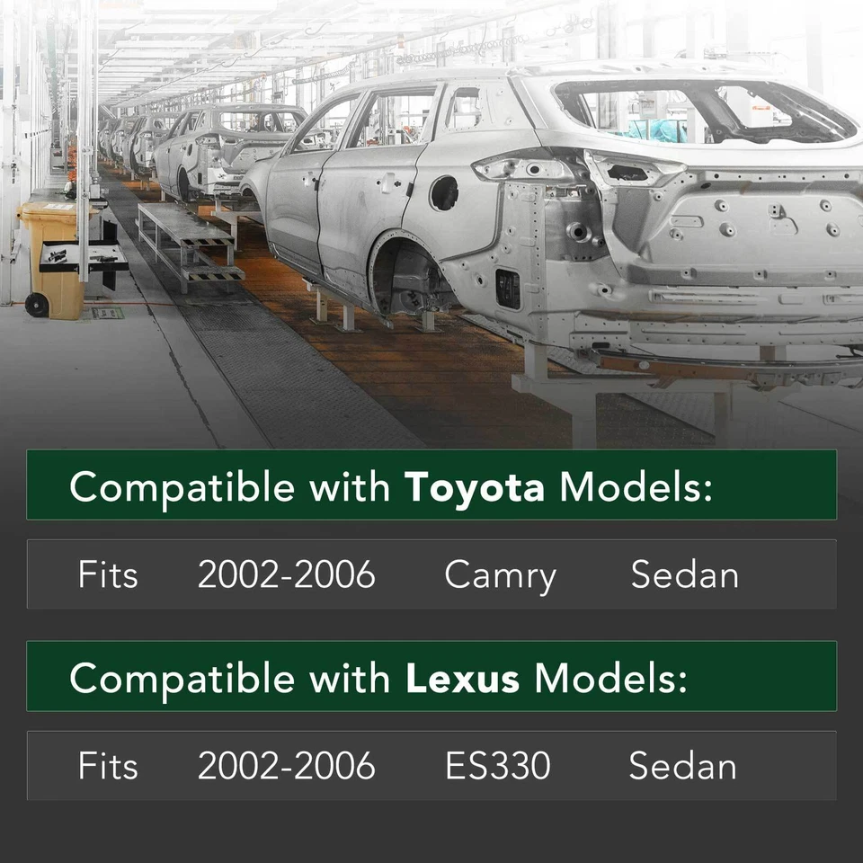 Refuerzo de barra frontal de parachoques trasero para Toyota Camry Lexus ES330 2002-2006 sedán Foto 2 de 4