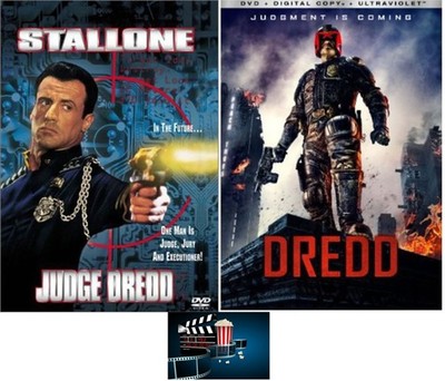 Judge Dredd Double Feature JUDGE DREDD The Original & DREDD 2 DVD Set New