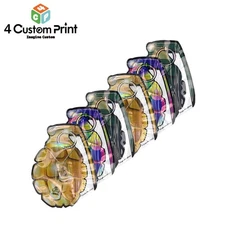 2pcs - 100pcs Holographic Flat Mylar Bags 3.5g | Resealable & Smell Proof Pouch