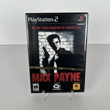Max Payne (Sony PlayStation 2, 2001) PS2 Game & Case