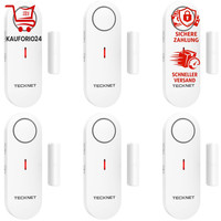TüRalarm Und Fensteralarm 6 Pcs, Kabellose Alarmanlage Einbruchschutz