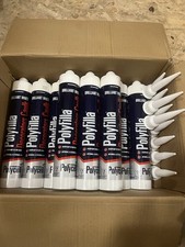 Box Of 10- Polycell Decorators Caulk Polyfilla Filler Sealer Sealant White 380ml