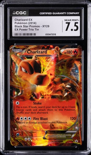 Charizard-EX graded CGC 7.5 for sale on eBay