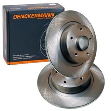 2x DENCKERMANN BREMSSCHEIBEN 274mm VOLL HINTEN passend für RENAULT GRAND LAGUNA