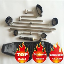Restraint Slave Rack Bandage Steel Frame Spreader Bar Hand Ankle Collar Cuffs