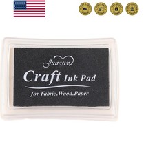 Craft Stamp Ink Pad for Paper Wood Fabric 15 Colors Available for Rubber Stam...