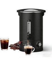 100-Cup Coffee Urn, 14L / 3.8Gal Double Wall Insulation Coffee Dispenser, Stainl