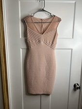 Calvin Klein Womens Size 2 Sheath Dress Pink Textured 3698