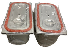 Food container Stainless Steel Vacuum Lids 150mm deep Rieber Gastronorm 1/3 x 2