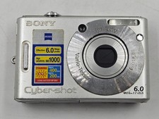 Sony Cyber-shot DSC-W30 6.0MP Digital Camera - Silver for sale