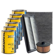 Kit Tagliando Nissan Qashqai J11 1.3 DIG-T  3 Filtri 6 Olio 5W30 Bardahl