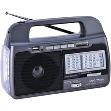 Supersonic Sc-1082 9-Band Am/Fm/Sw 1-7 Portable Radio