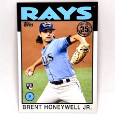 2021 Topps Update Brent Honeywell Jr. #86B-50 (RC) '86 Topps 35th Anniversary NM