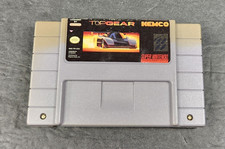 Top Gear (Super Nintendo SNES)  Tested & Working Authentic FREE SHIPPING