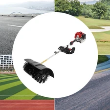Lawn Cleaning Sweeping Machine Gasoline Powered Broom Sweeper Handheld Sweeper