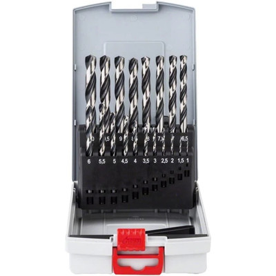 Bosch Professional 19-piece HSS spiral drill bit set PointTeQ (for metal, ProBox