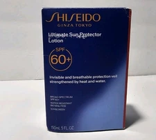 Shiseido Ultimate Sun Protector Lotion SPF60+ 150m / 5oz Brand NEW IN retail BOX