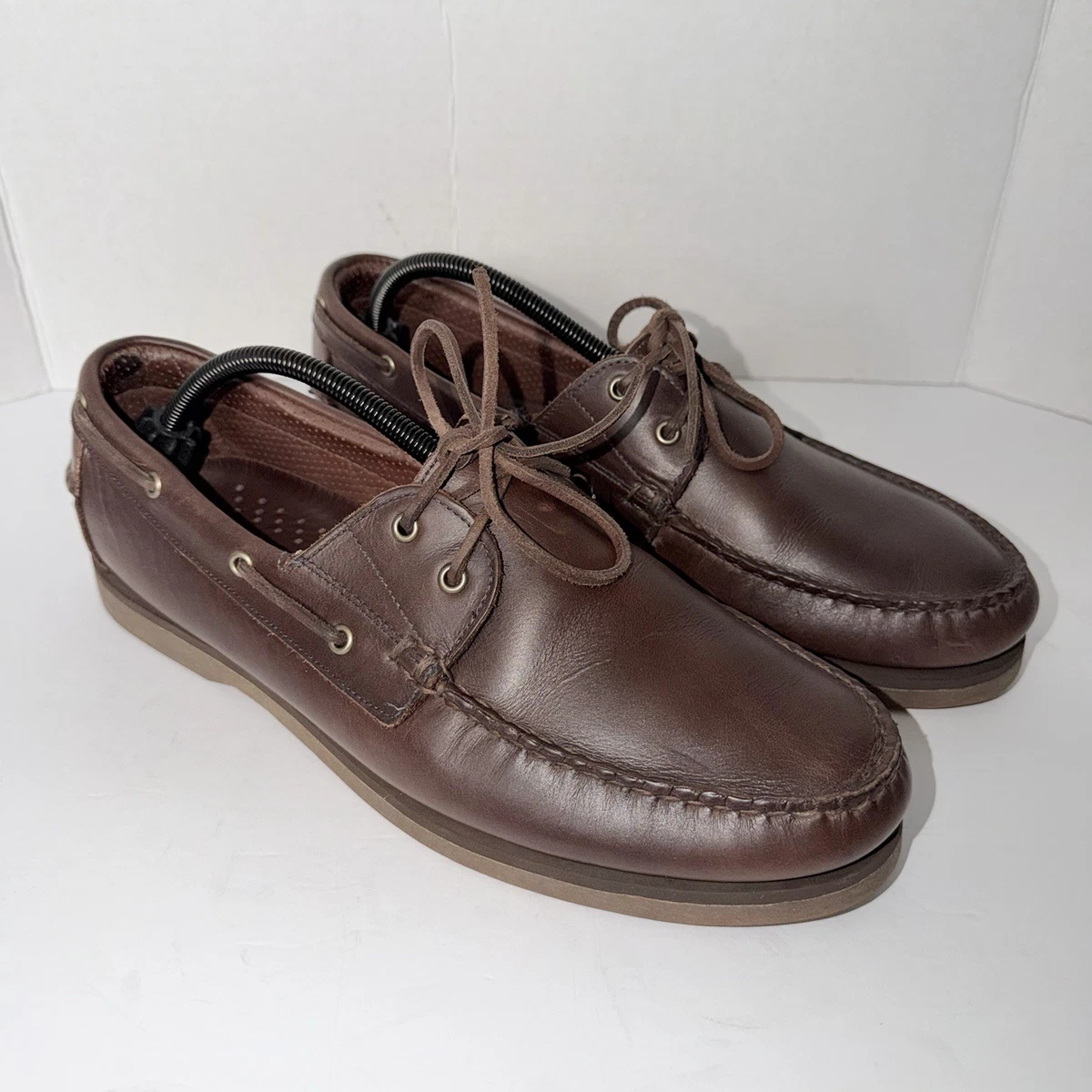 Allen Edmonds Boat Shoe Leather Upper Casual Shoes for Men for