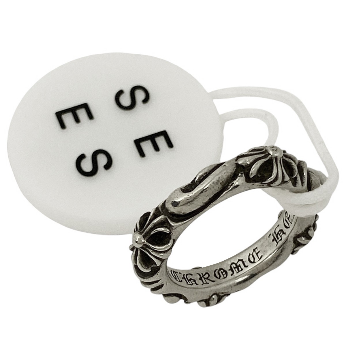 【希少】Chrome Hearts SBT BAND RING SLV925 CHROME HEARTS SBT Band Ring ring Ring Silver925 Silver Men