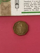 1965 National Golf Day Winner - Congratulations! from Oldsmobile Ball Marker