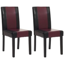 2er-Set Esszimmerstuhl Stuhl Littau, opt. bis 150kg, Gastro, schwer entflammbar