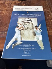 MCC v Rest of the World - Programme 1998