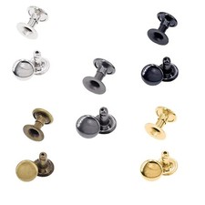 1000 Sets Single Capped Rivets Multiple Color Options Black Gold Gunmetal Silver