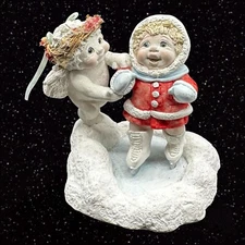 Dreamsicles Skater's Waltz Figurine Kristin 1995 Vintage Sculpture Mexico 4.5”T