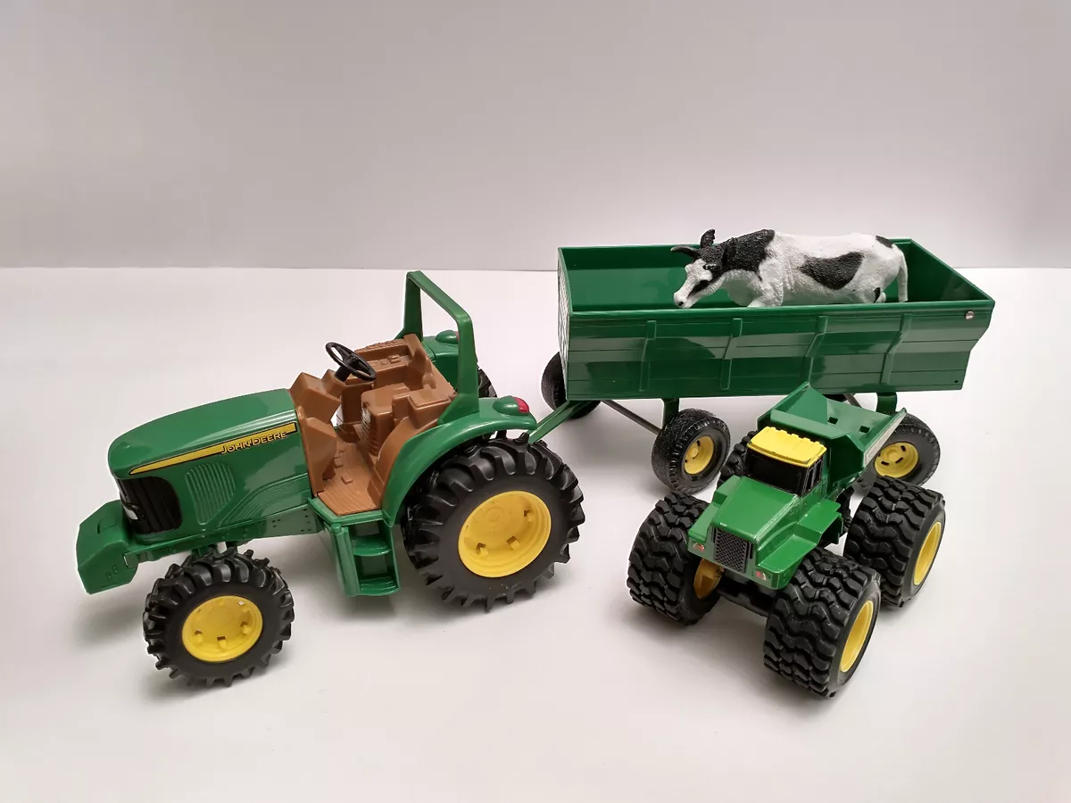 Lot Of 2 John Deere Ertl Toys Tractor