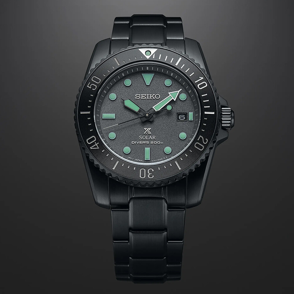 SEIKO Prospex Sea SNE587P1 Black Series Watch Solar Limited 6000