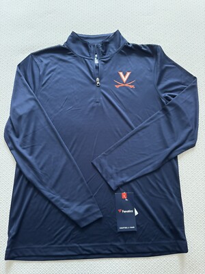 Fanatics University of Virginia Men's Medium 1/4 zip long sleeve pullover