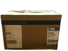 Qty = 1 Box of 500: Tidi Bibs/Towels 2 Ply Tissue 13" x 18" P/N 917461