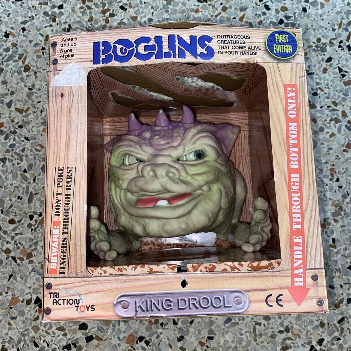 Boglins King Drool Monster Puppet First Edition Tri-Action Toys - Main Image