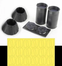 1/48 F-14 A Plus/D GE Exhaust Nozzle & After Burner (Closed) for Tamiya/Hasegawa