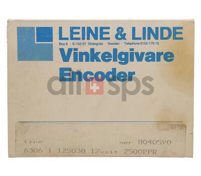 LEINE & LINDE OPTICAL INCREMENTAL ENCODER, 6306 1 12S038 (NO)