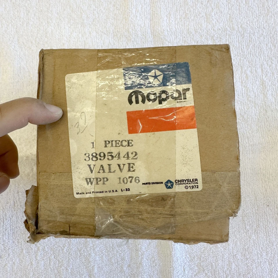 Válvula de control de calefacción de aire acondicionado para furgoneta MoPar serie B NOS Dodge Street Van B100 B200 B300 Foto 2 de 4