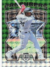 Eloy Jimenez Green Reactive Producers Mosaic 2021 Baseball Card #P12